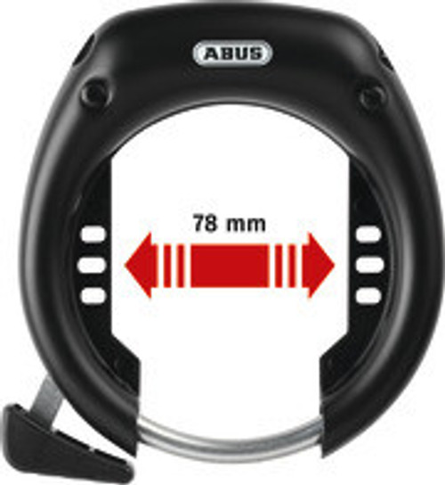 Frame Lock Shield Plus 5750 L Black Electric Bike 