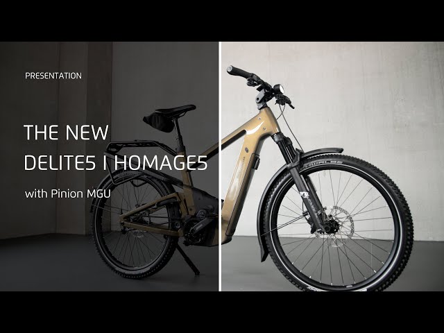 The new Riese & Müller Delite5 and Homage5 with Pinion MGU