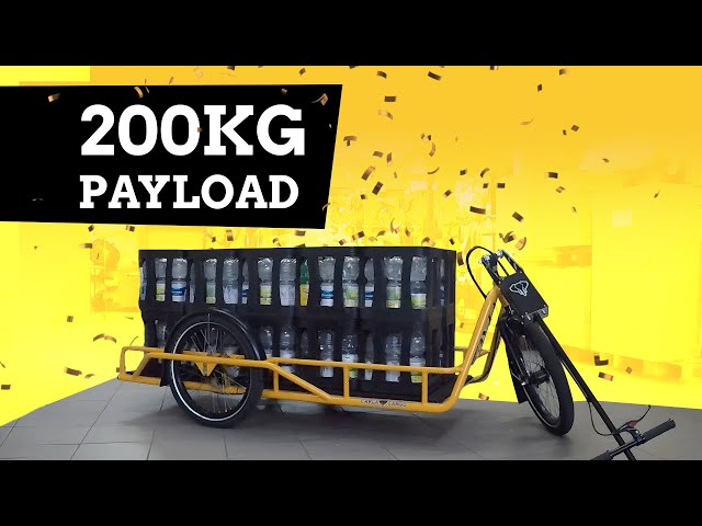 Transport now up to 200KG on the CARLA- the bike trailer of the future!