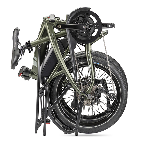 Tern Vektron S10 ebike folded